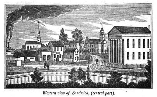 View of Sandwich in 1700s