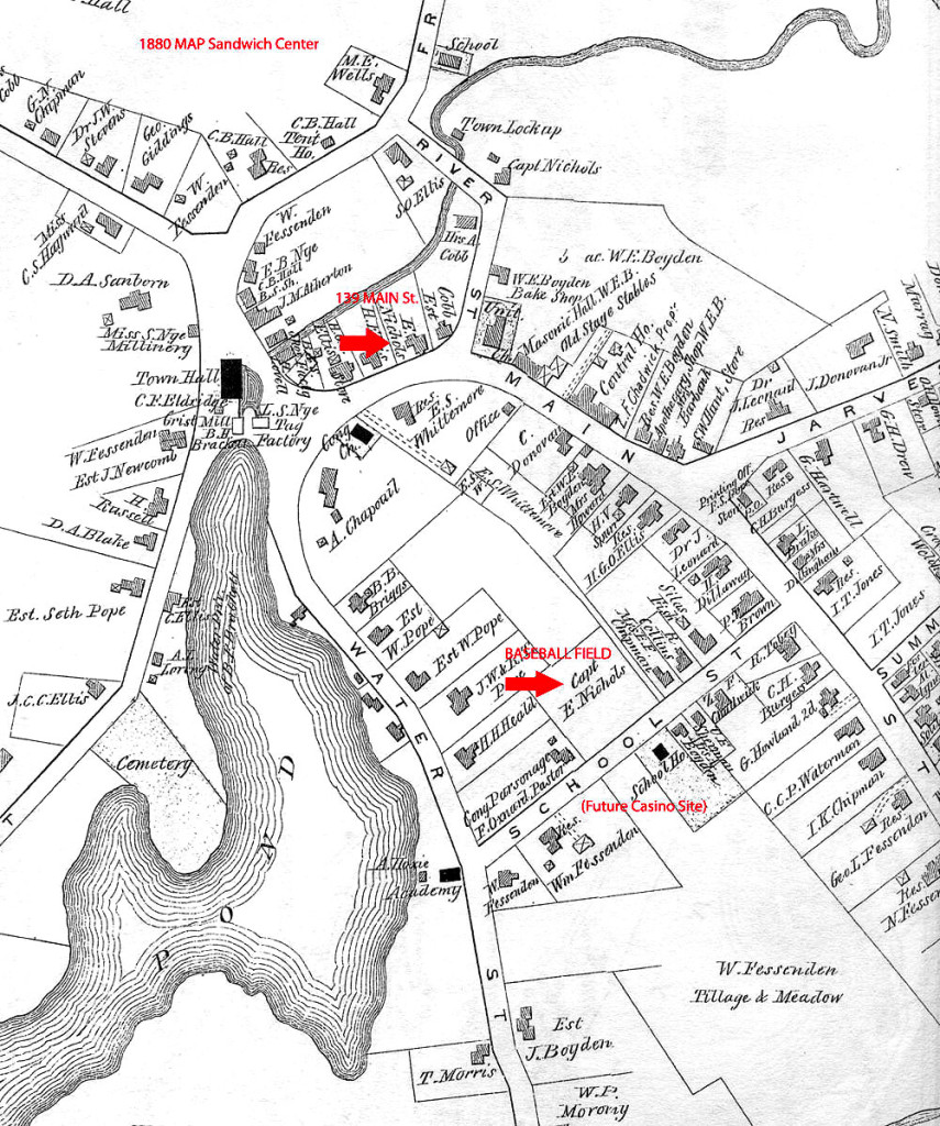 1880 Map of Sandwich