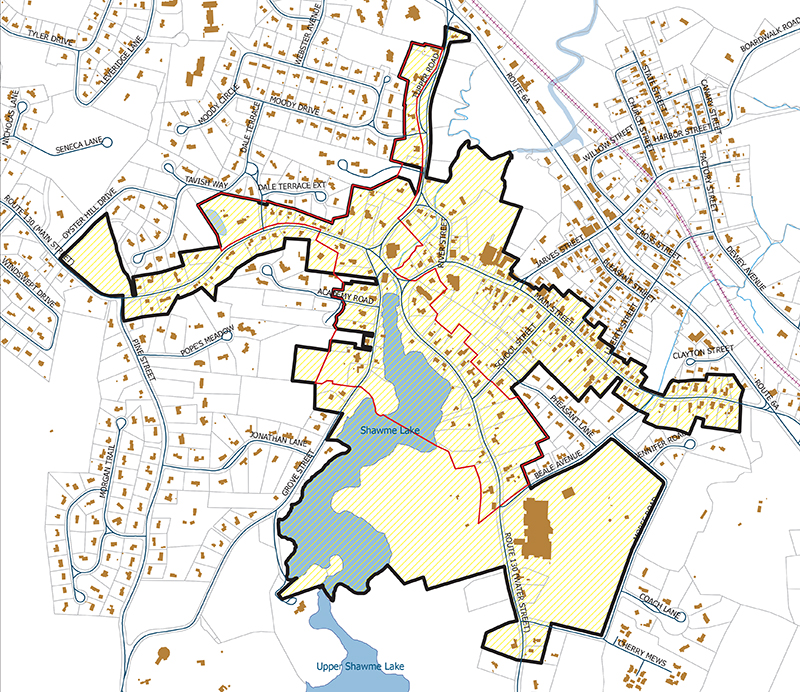 Town Hall Square Historic District Map
